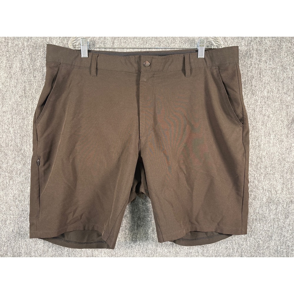 BYLT Premium Basics Kinetic Short Brown Mens Size 40 Performance Stretch Golf